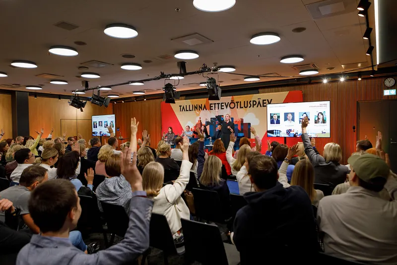 Large audience at Tallinna Ettevotluspaev